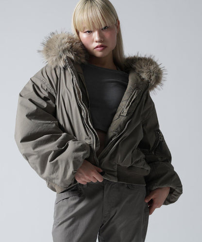 FR(13)NDS/フレンズ/COTTON NYLON FUR BLOUSON