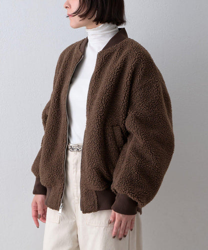 THE PAUSE 抓絨雙面穿MA-1夾克