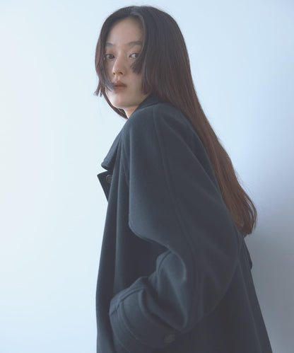 抗起球 翻領中長款大衣