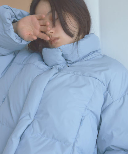 調溫防潑水兩穿連帽羽絨服