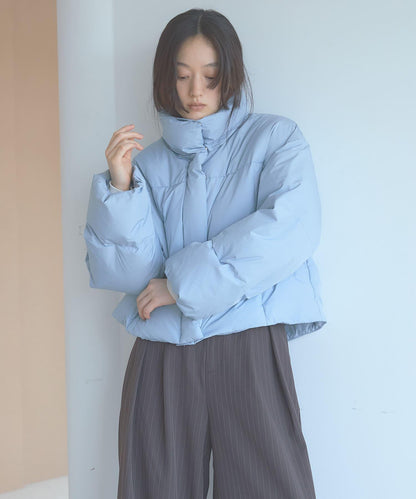 調溫防潑水兩穿連帽羽絨服
