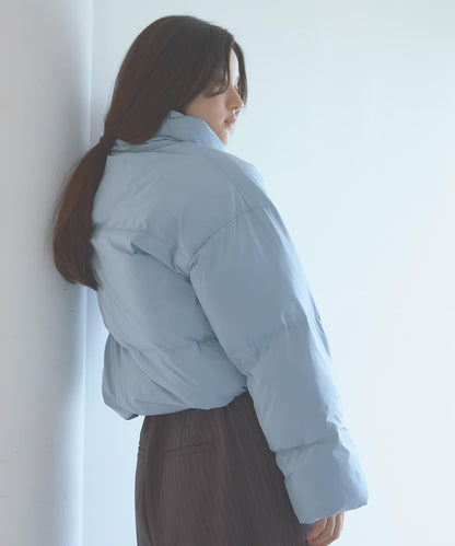 調溫防潑水兩穿連帽羽絨服
