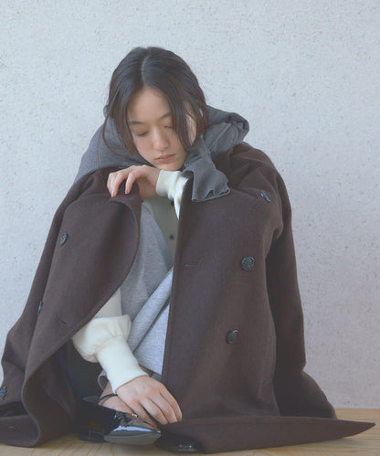 尾州羊毛長款西裝大衣