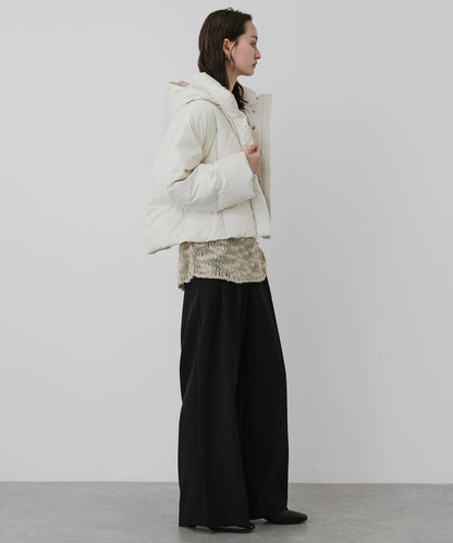 調溫防潑水兩穿連帽羽絨服
