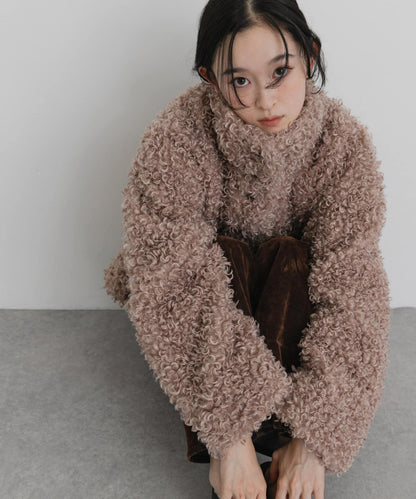 泰迪絨 中長款 夾克