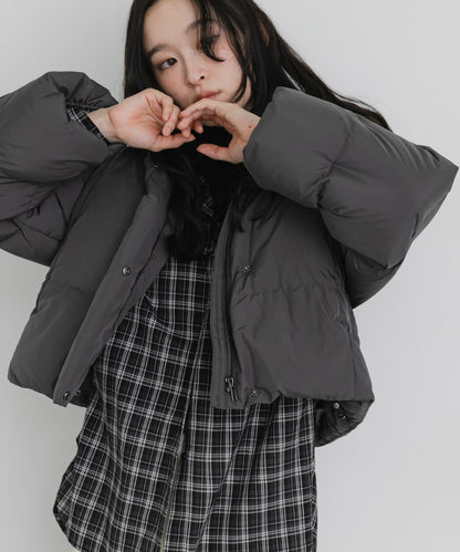 調溫防潑水兩穿連帽羽絨服