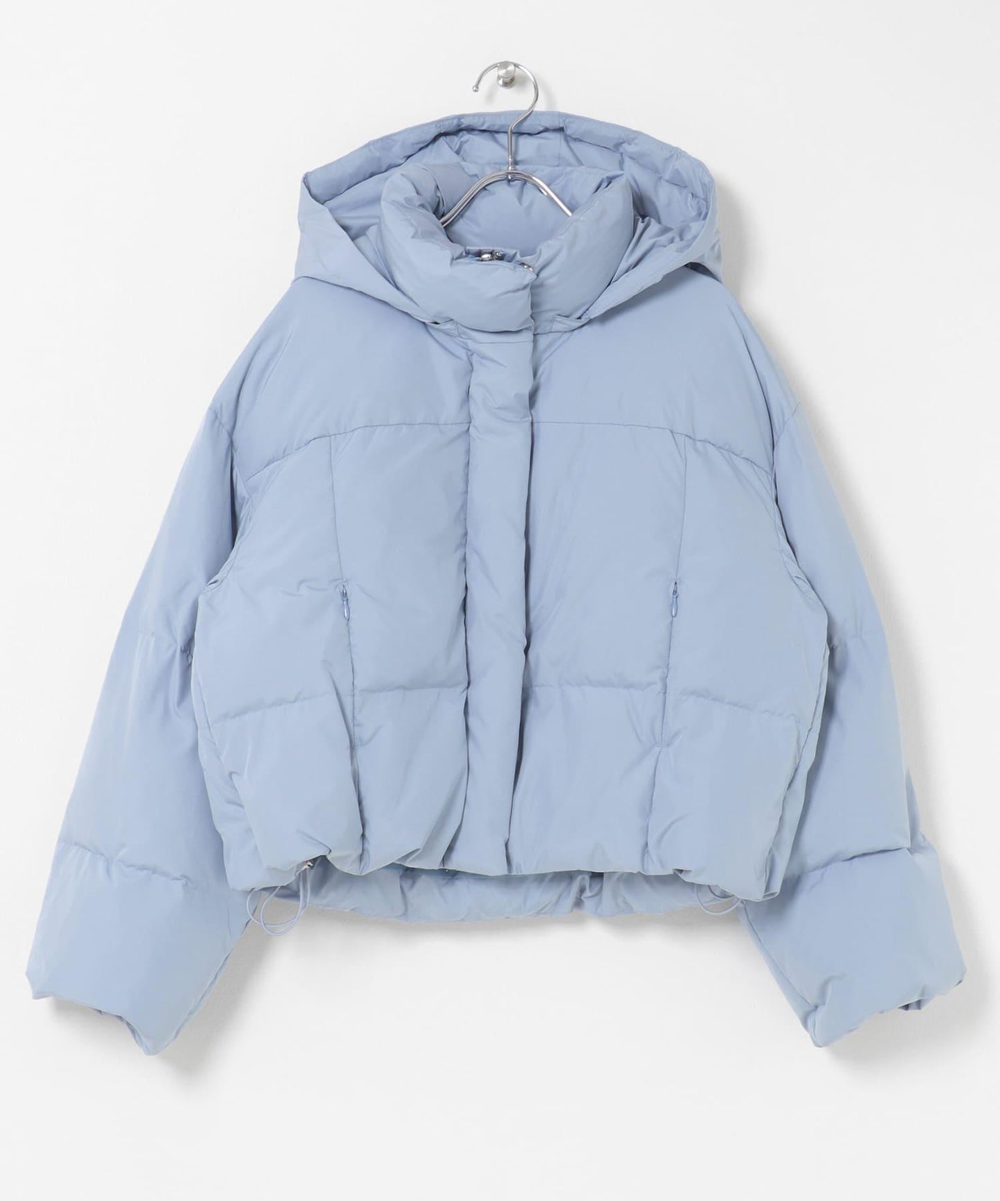 調溫防潑水兩穿連帽羽絨服