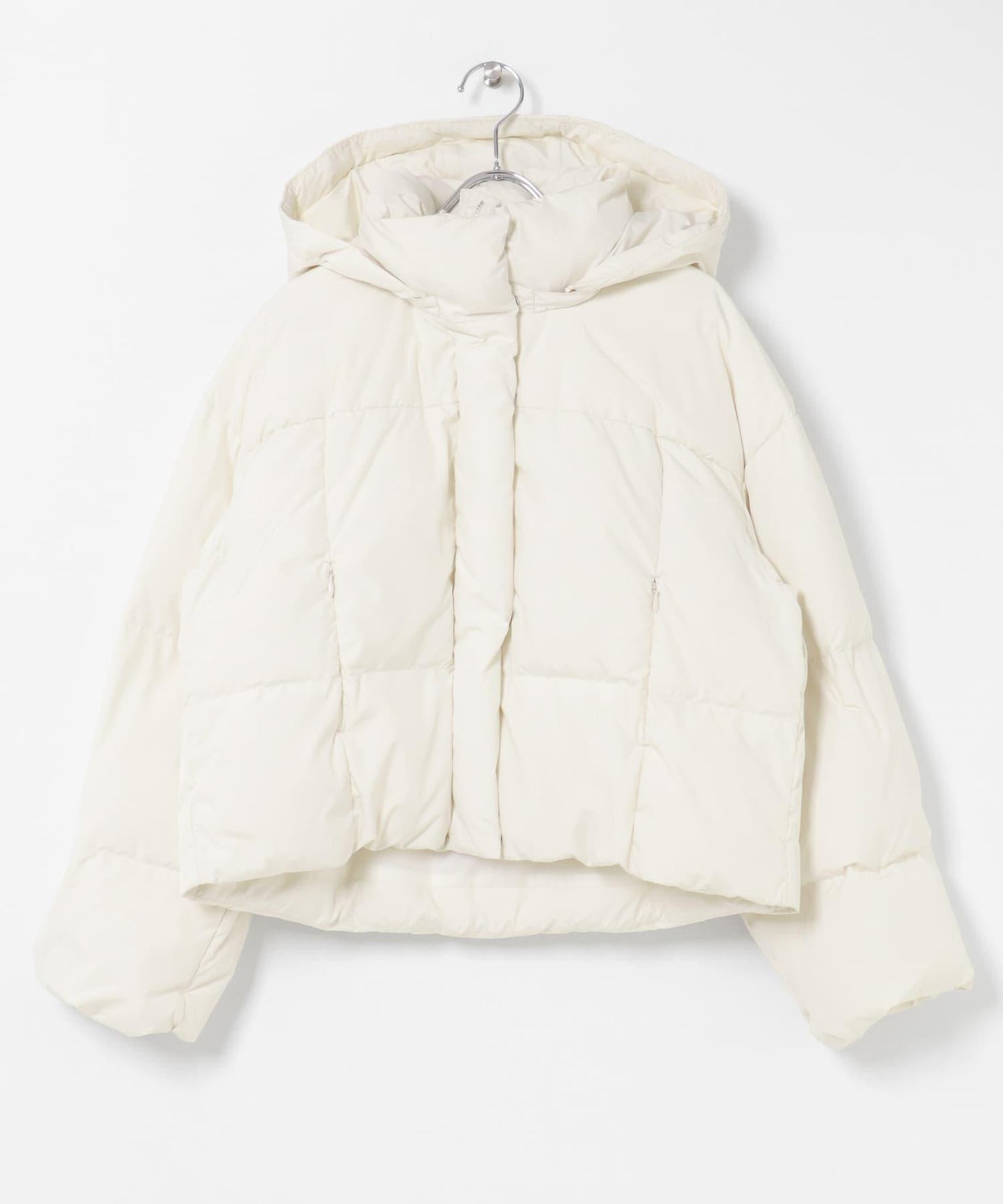 調溫防潑水兩穿連帽羽絨服