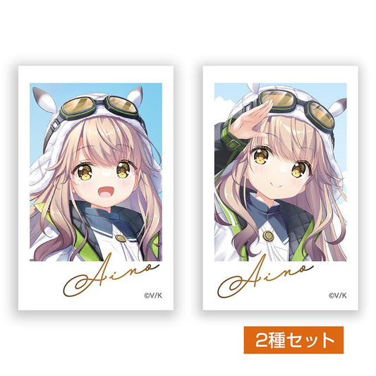 anemoi_總羽愛乃 照片風迷你貼紙2枚套裝