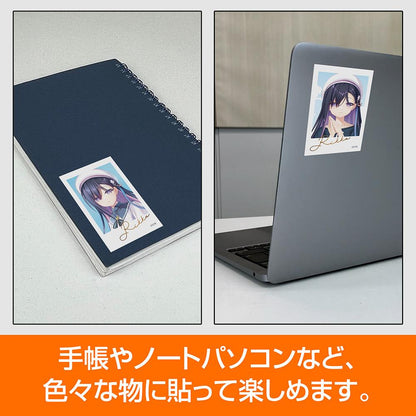 anemoi 速川六花 照片風迷你貼紙2件套