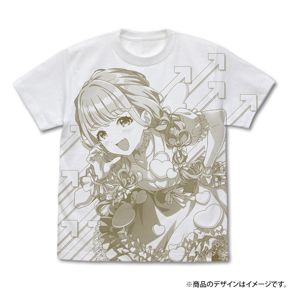 學園アイドルマスター XL碼 【自己肯定感爆上げ↑↑ 藤田ことね】 全幅印花T恤/WHITE