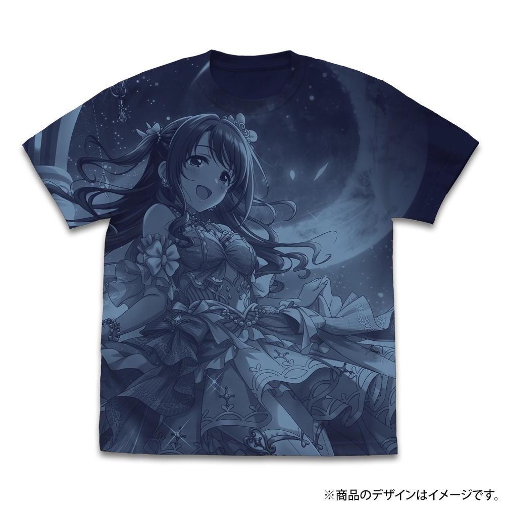 アイドルマスター シンデレラガールズ XL碼 【普通の私に特別な魔法を 島村卯月+】 全幅印花T恤/NAVY