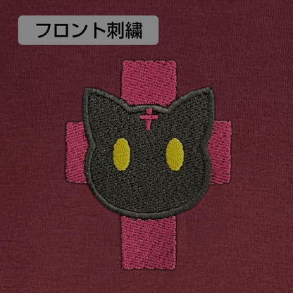 この素晴らしい世界に祝福を!（為美好的世界獻上祝福！） ちょむすけ S碼 BURGUNDY 單點刺繡T恤