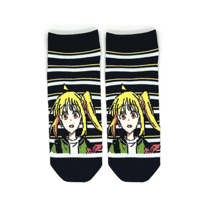 ぼっち・ざ・ろっく!（孤獨搖滾！） 伊地知虹夏 短襪 25~27cm