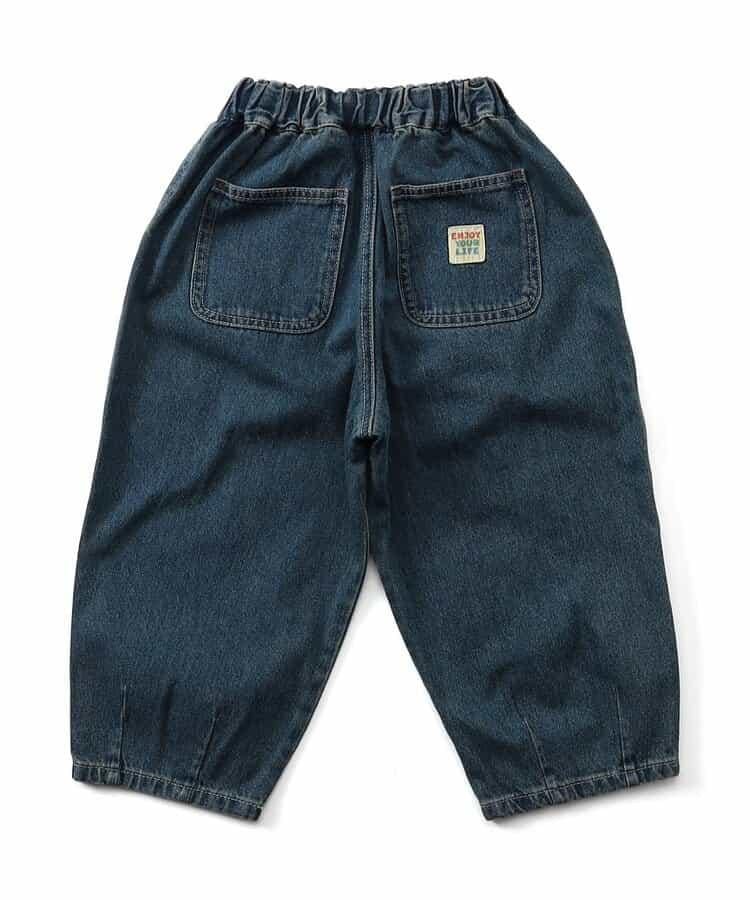 貼布牛仔褲 10分褲