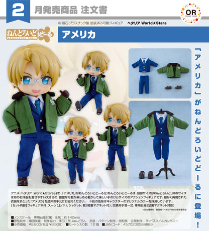 黑塔利亞World☆Stars（黑塔利亞 World☆Stars） ねんどろいどどーる 美國