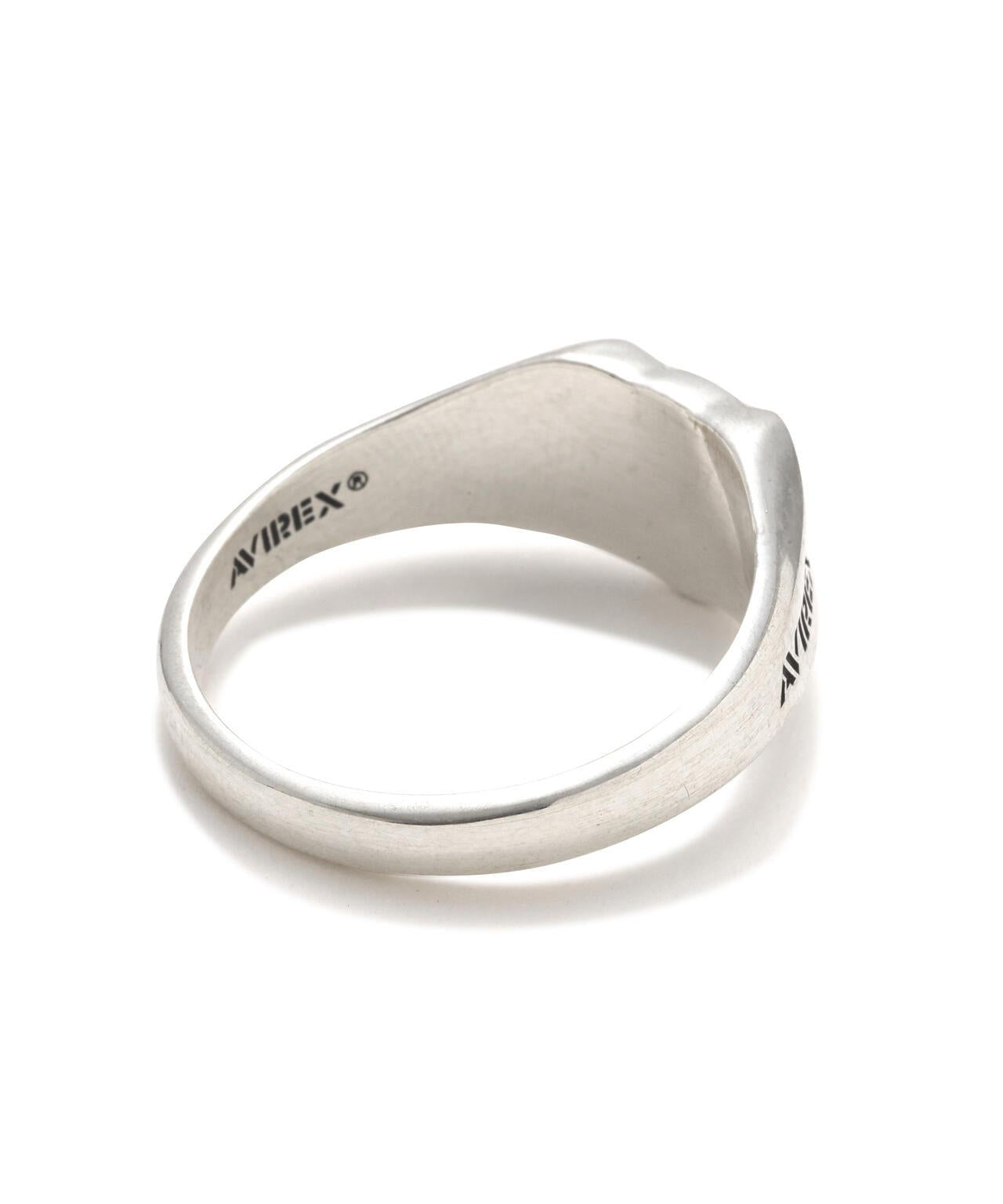 AVIREX by J.H.M CO.,LTD. VARSITY EMBLEM SIGNET RING