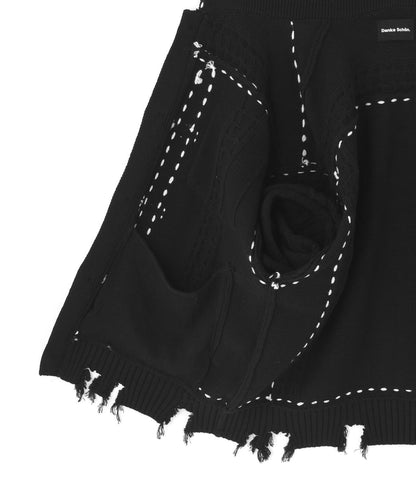 【&DEPOT限定】DankeSchon/ダンケシェーン/HAND STITCH KNIT JACKET