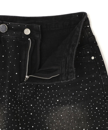 MAVYTH RHINESTONE MINI SKIRT