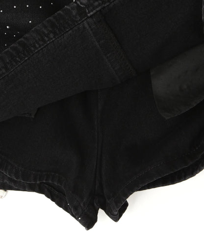 MAVYTH RHINESTONE MINI SKIRT