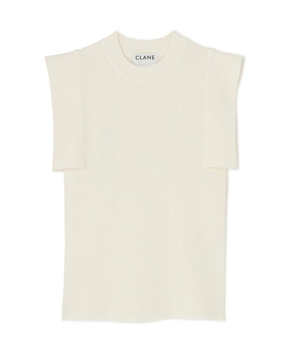 CLANE SQUARE SLEEVE KNIT TOPS