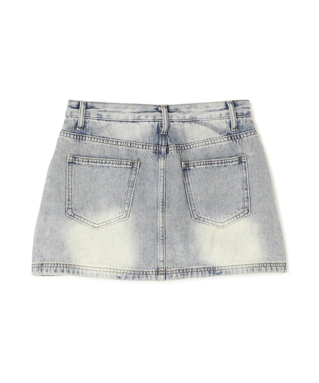 MAVYTH RHINESTONE MINI SKIRT