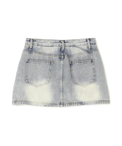 MAVYTH RHINESTONE MINI SKIRT