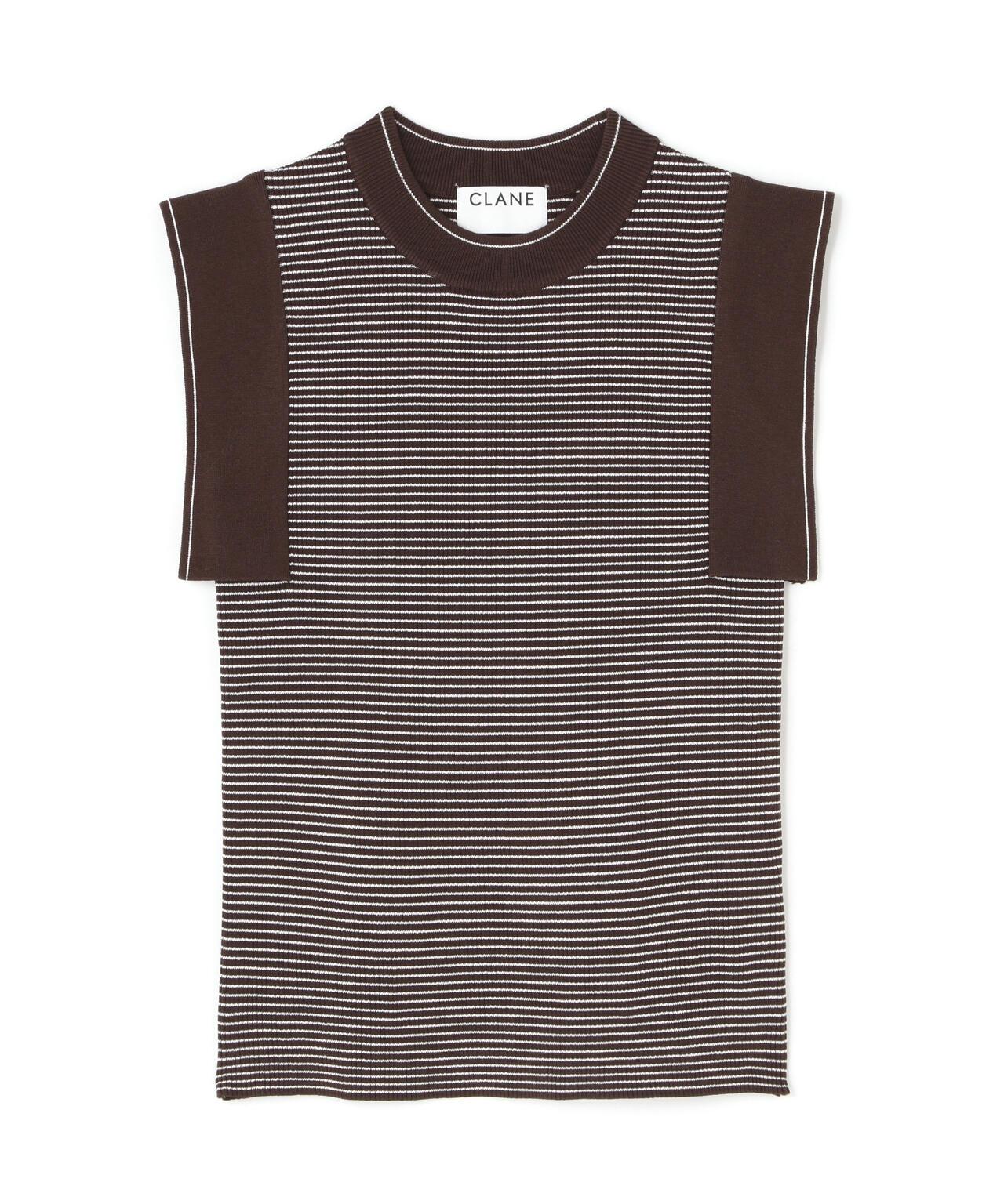 CLANE SQUARE SLEEVE KNIT TOPS