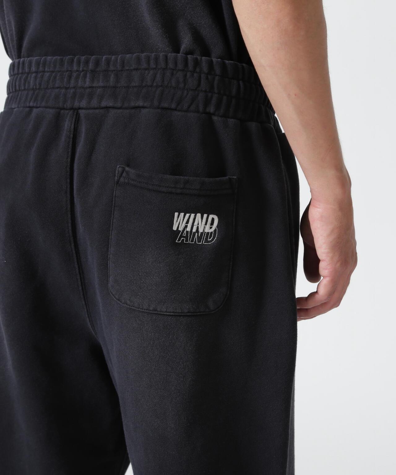 WIND AND SEA SULFUR DYEING LOGO 硫化染印花衛褲