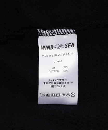 WIND AND SEA SULFUR DYEING LOGO S/S TEE