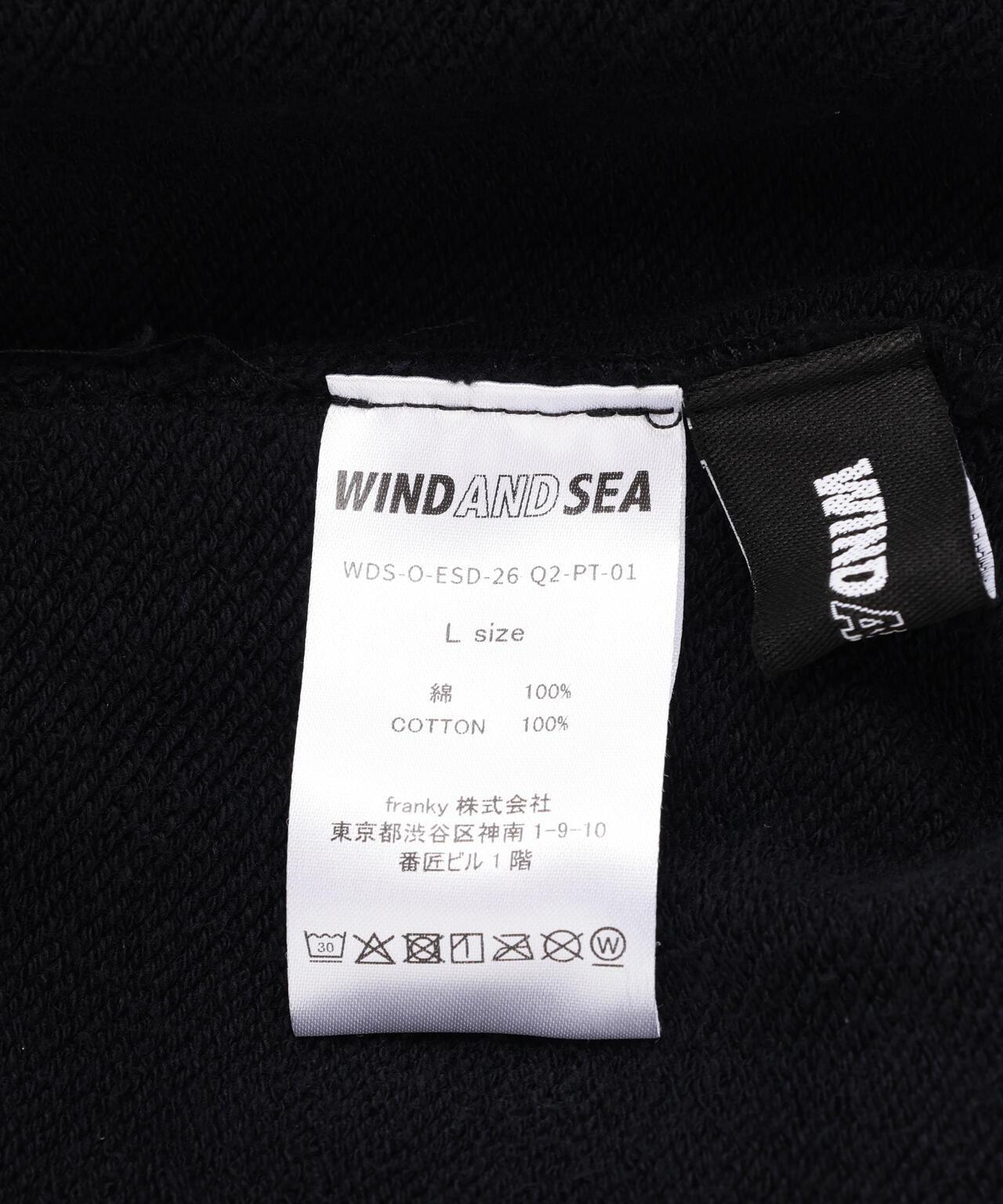 WIND AND SEA SULFUR DYEING LOGO 硫化染印花衛褲