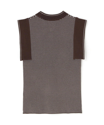 CLANE SQUARE SLEEVE KNIT TOPS