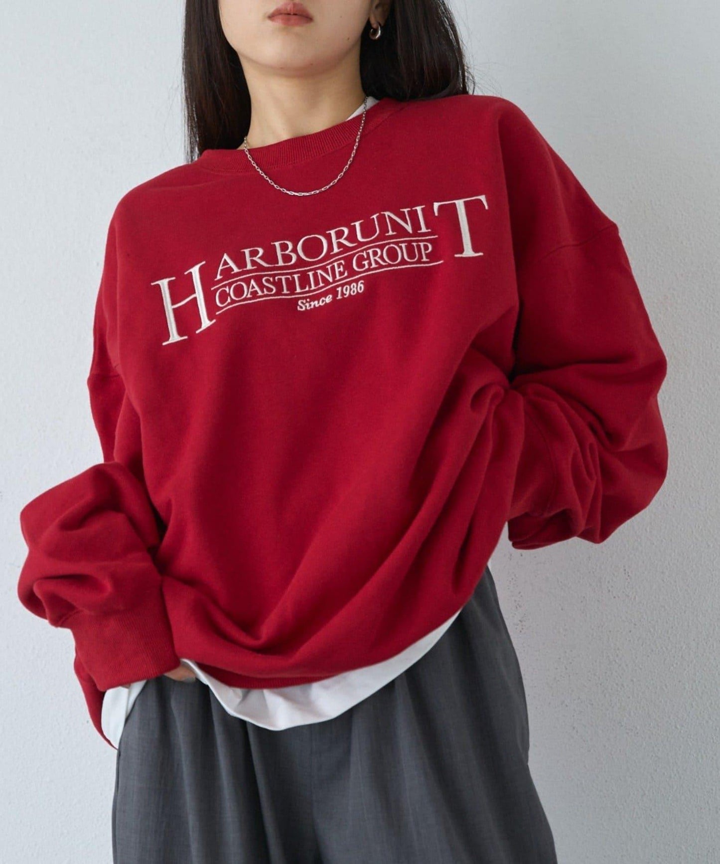 刺繡Logo套頭衛衣