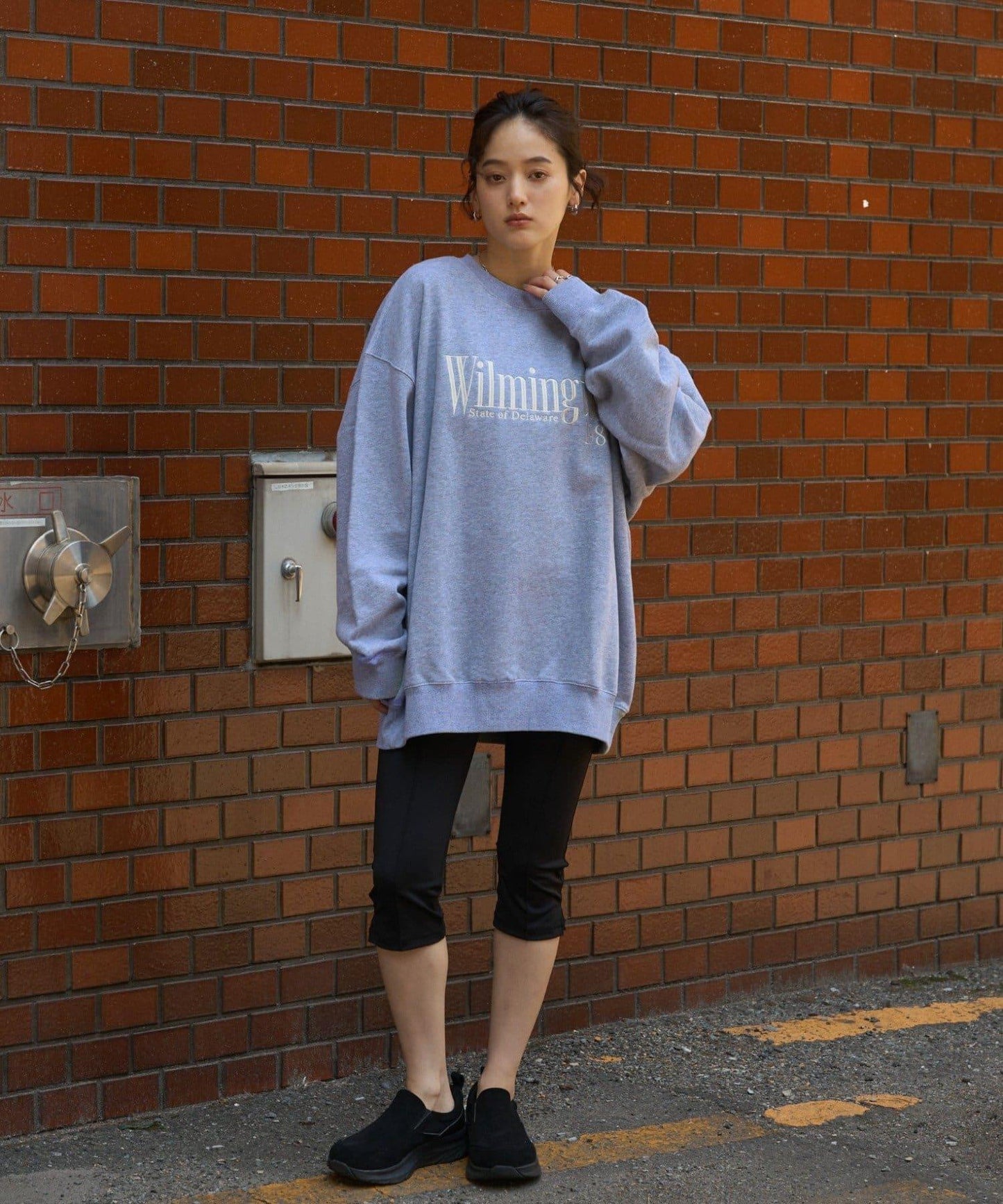 刺繡Logo套頭衛衣