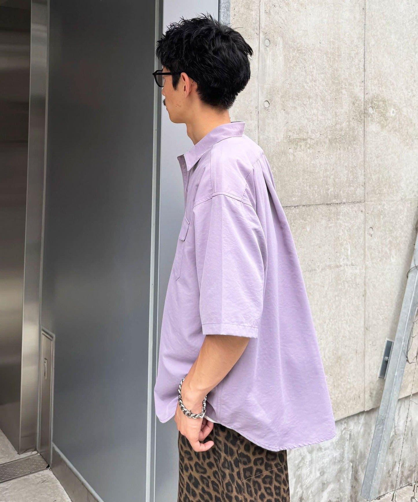 半袖人棉襯衫