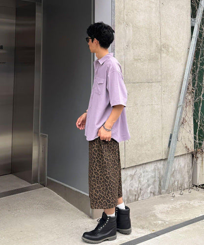 半袖人棉襯衫