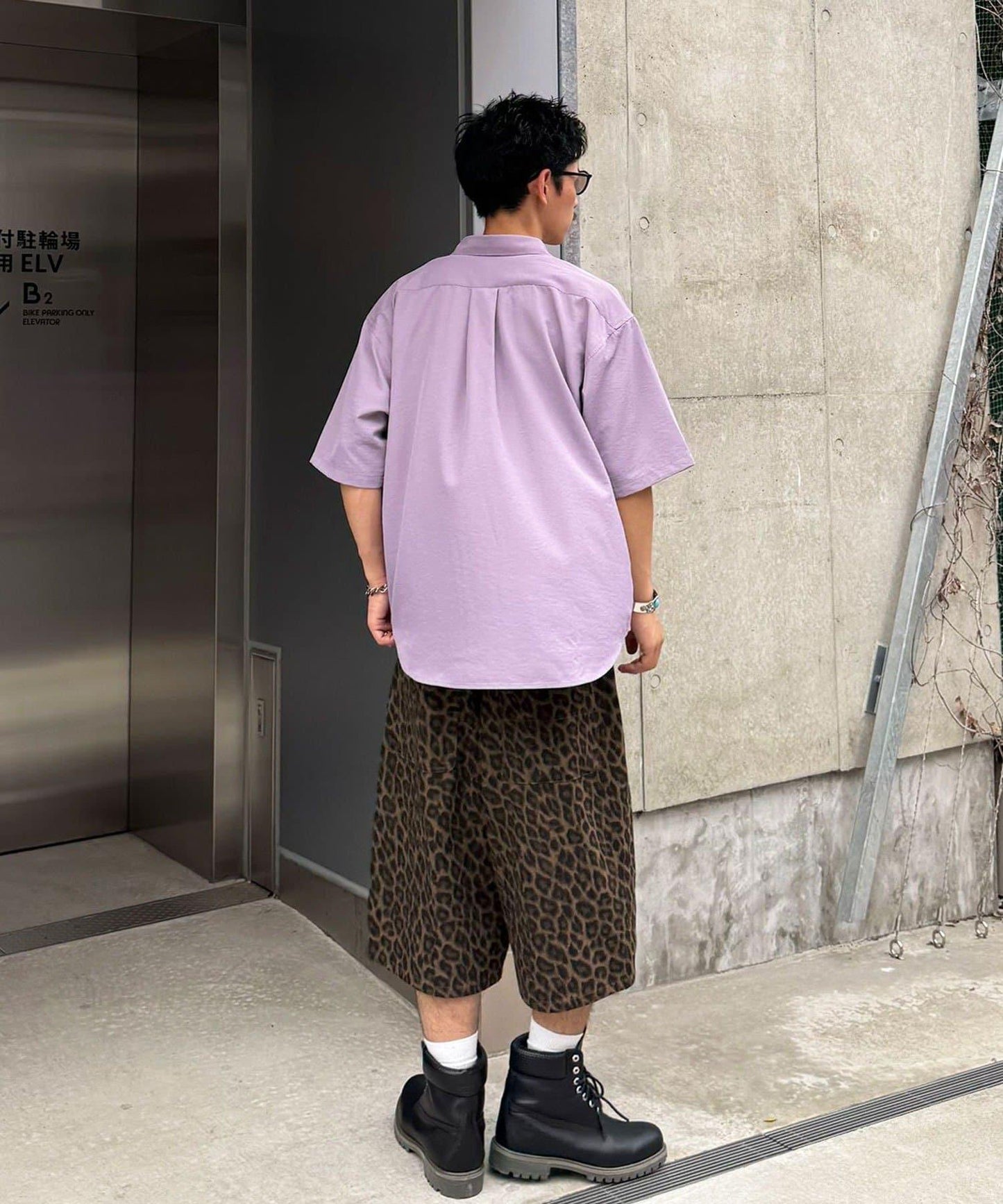 半袖人棉襯衫