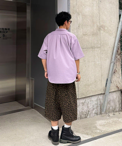 半袖人棉襯衫