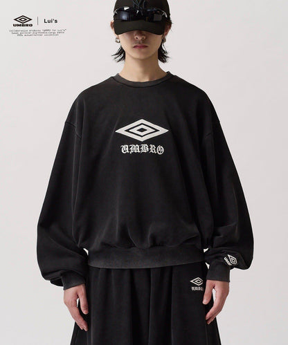 UMBRO for Lui's 水洗做舊寬鬆套頭衛衣