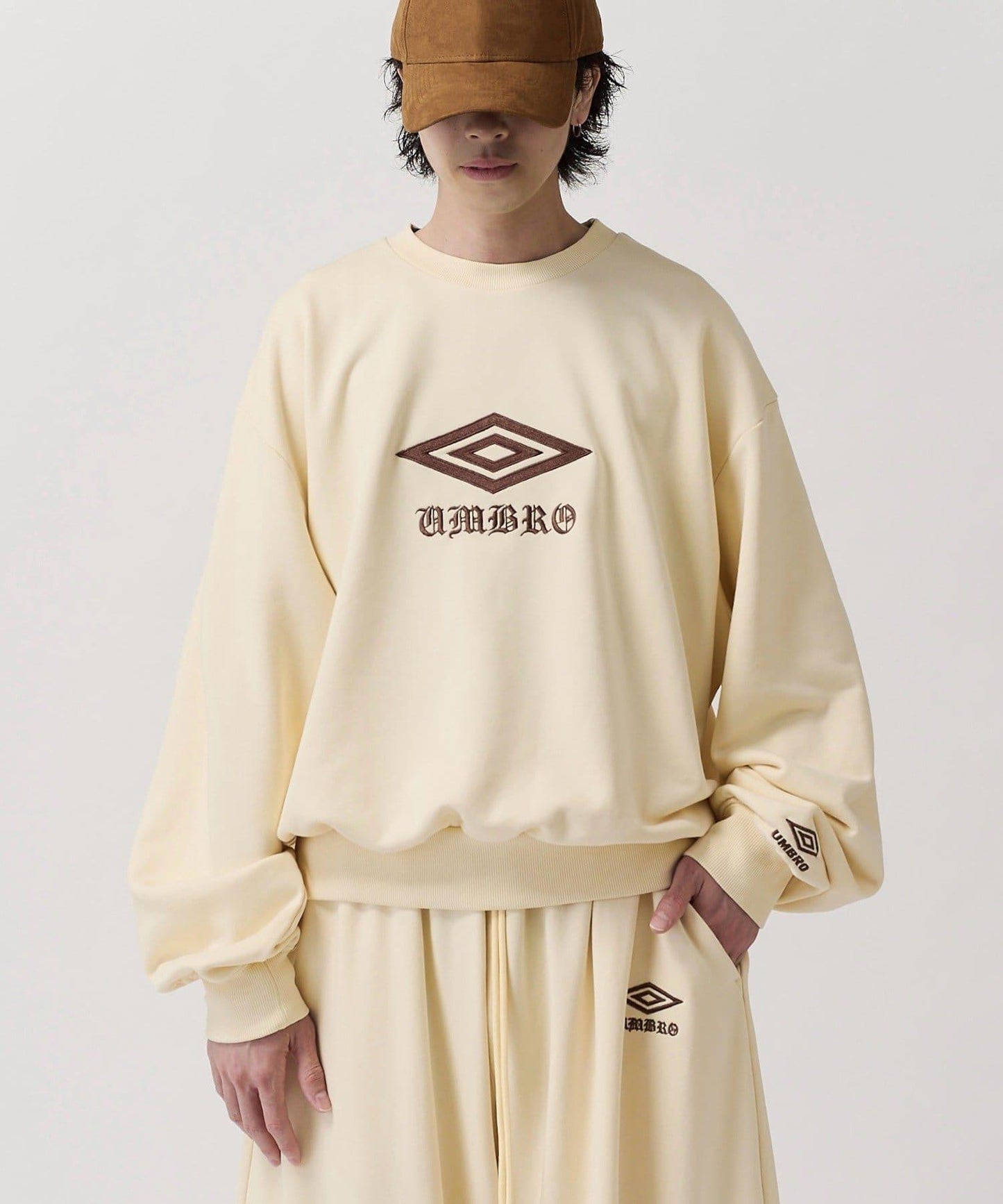 UMBRO for Lui's 水洗做舊寬鬆套頭衛衣