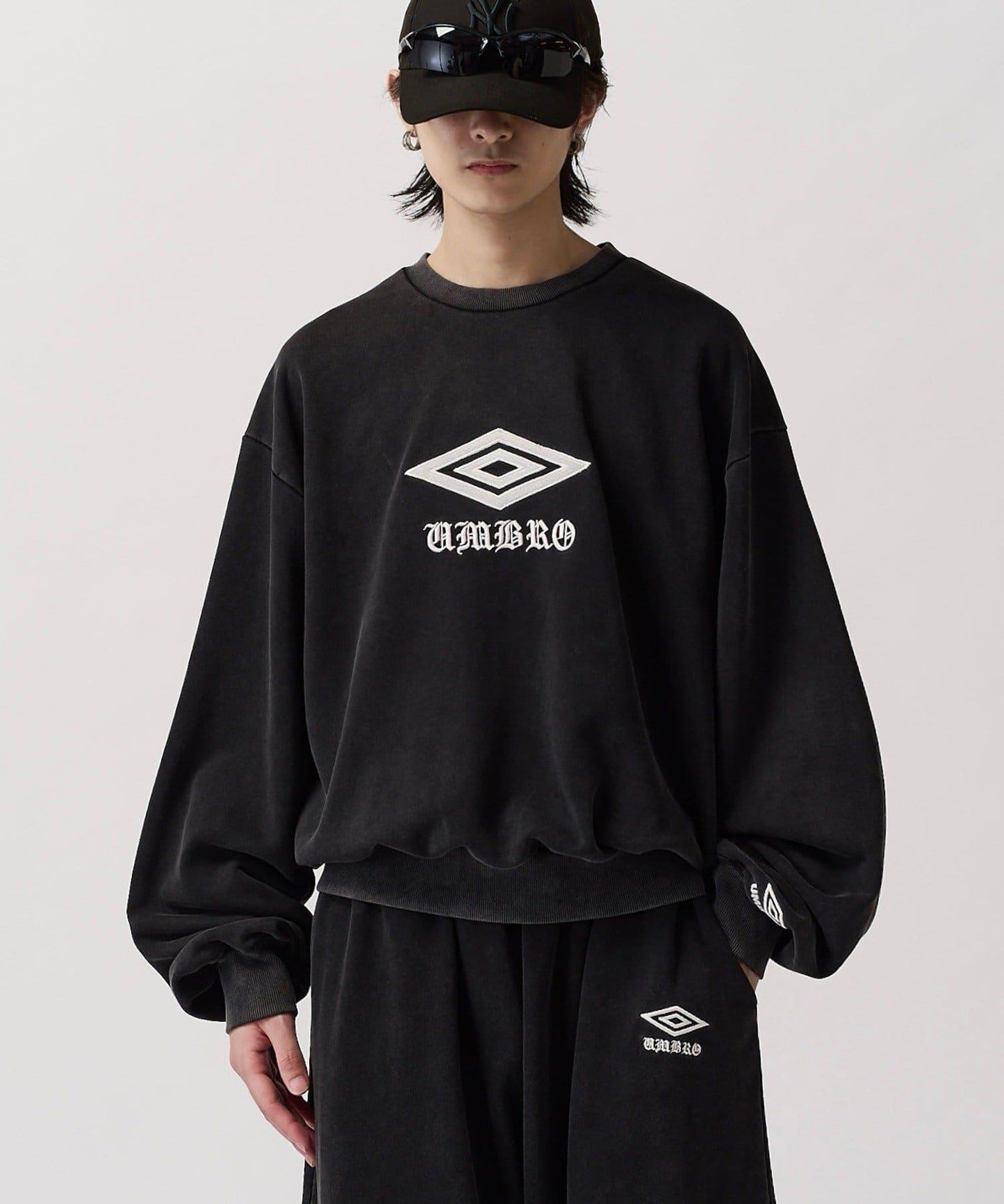 UMBRO for Lui's 水洗做舊寬鬆套頭衛衣