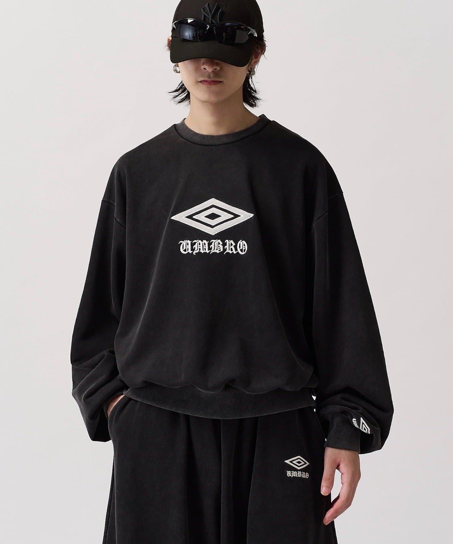 UMBRO for Lui's 水洗做舊寬鬆套頭衛衣