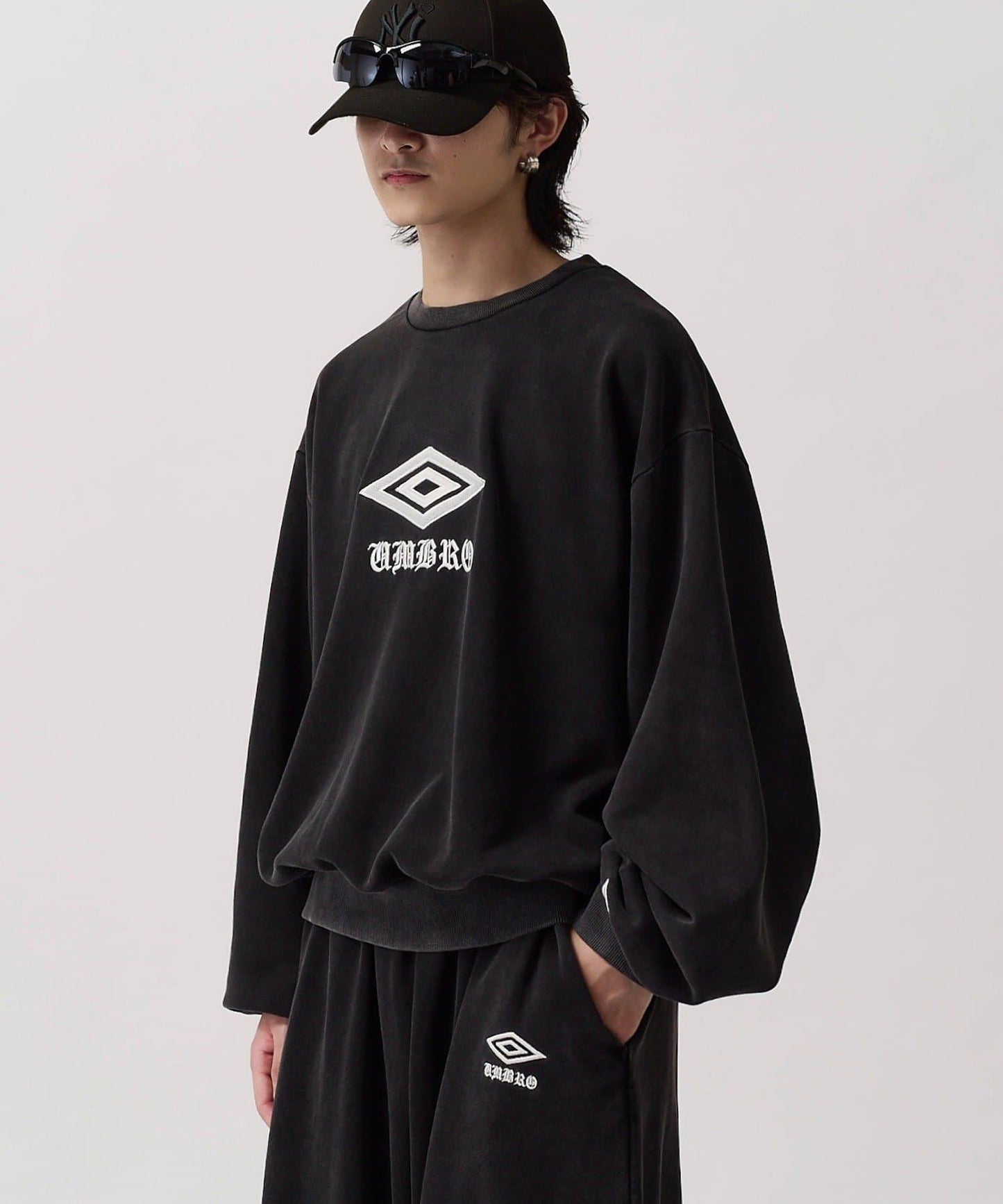 UMBRO for Lui's 水洗做舊寬鬆套頭衛衣