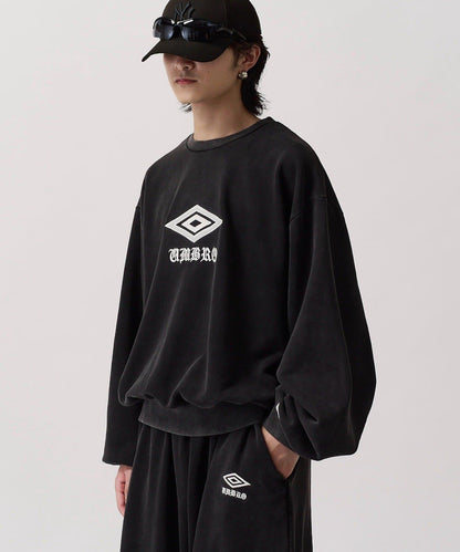 UMBRO for Lui's 水洗做舊寬鬆套頭衛衣