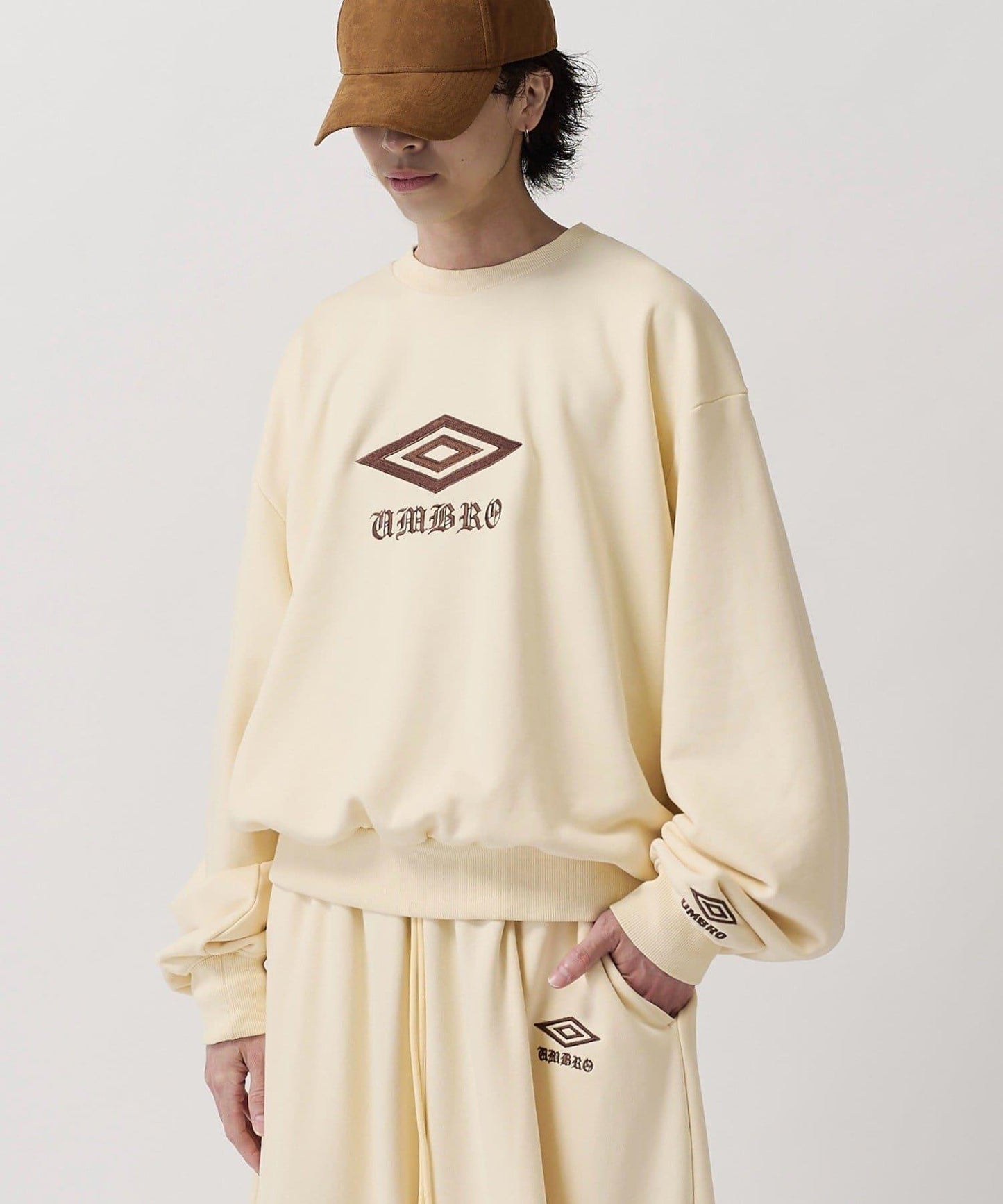UMBRO for Lui's 水洗做舊寬鬆套頭衛衣