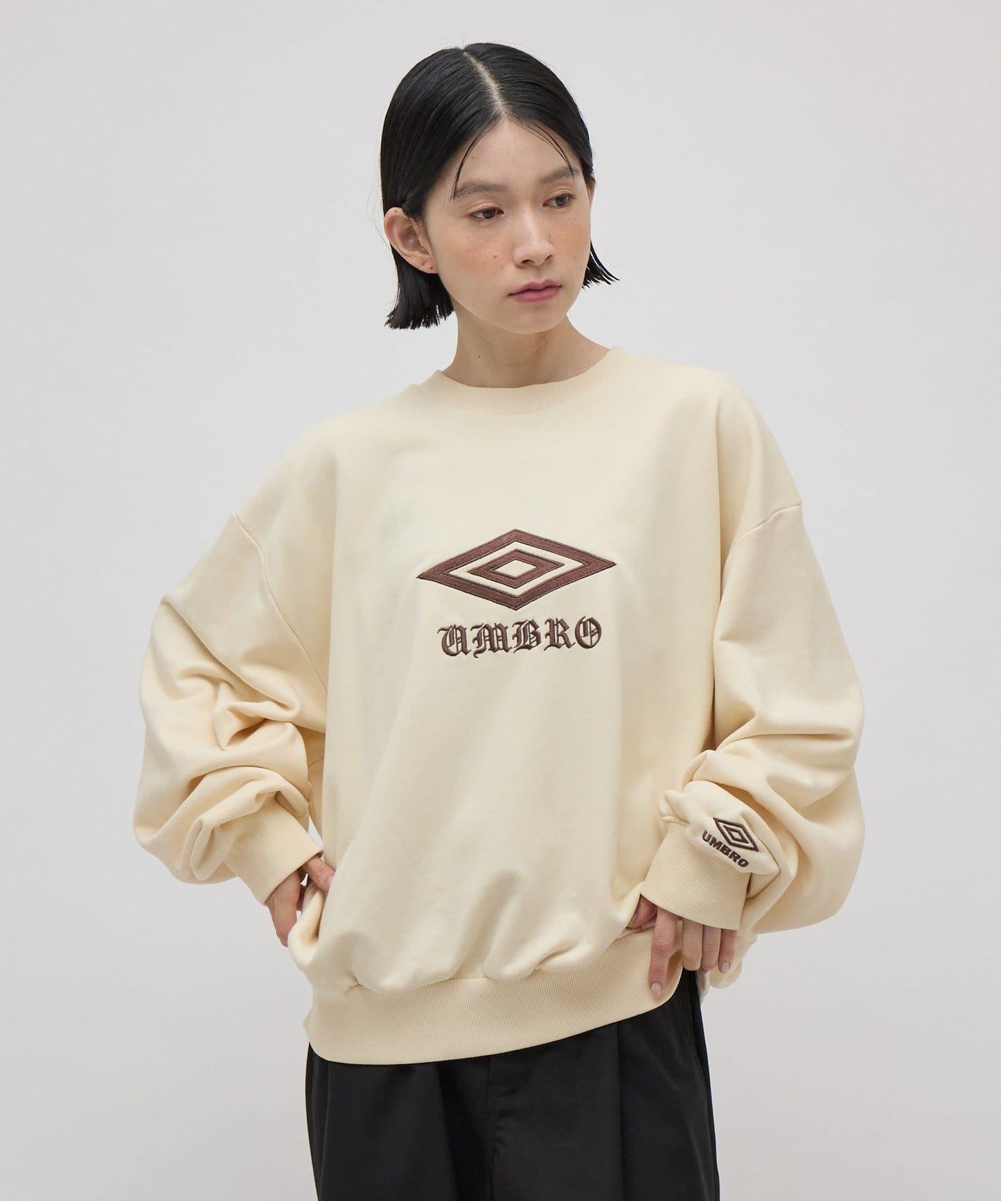 UMBRO for Lui's 水洗做舊寬鬆套頭衛衣