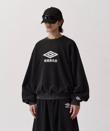 UMBRO for Lui's 水洗做舊寬鬆套頭衛衣