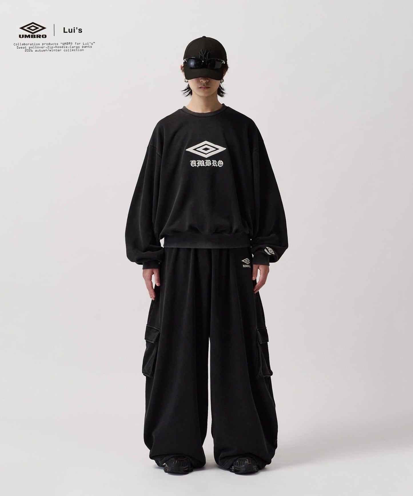 UMBRO for Lui's 水洗做舊寬鬆套頭衛衣