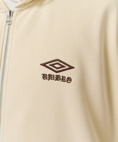 UMBRO for Lui's 水洗做舊寬鬆連帽拉鍊衛衣