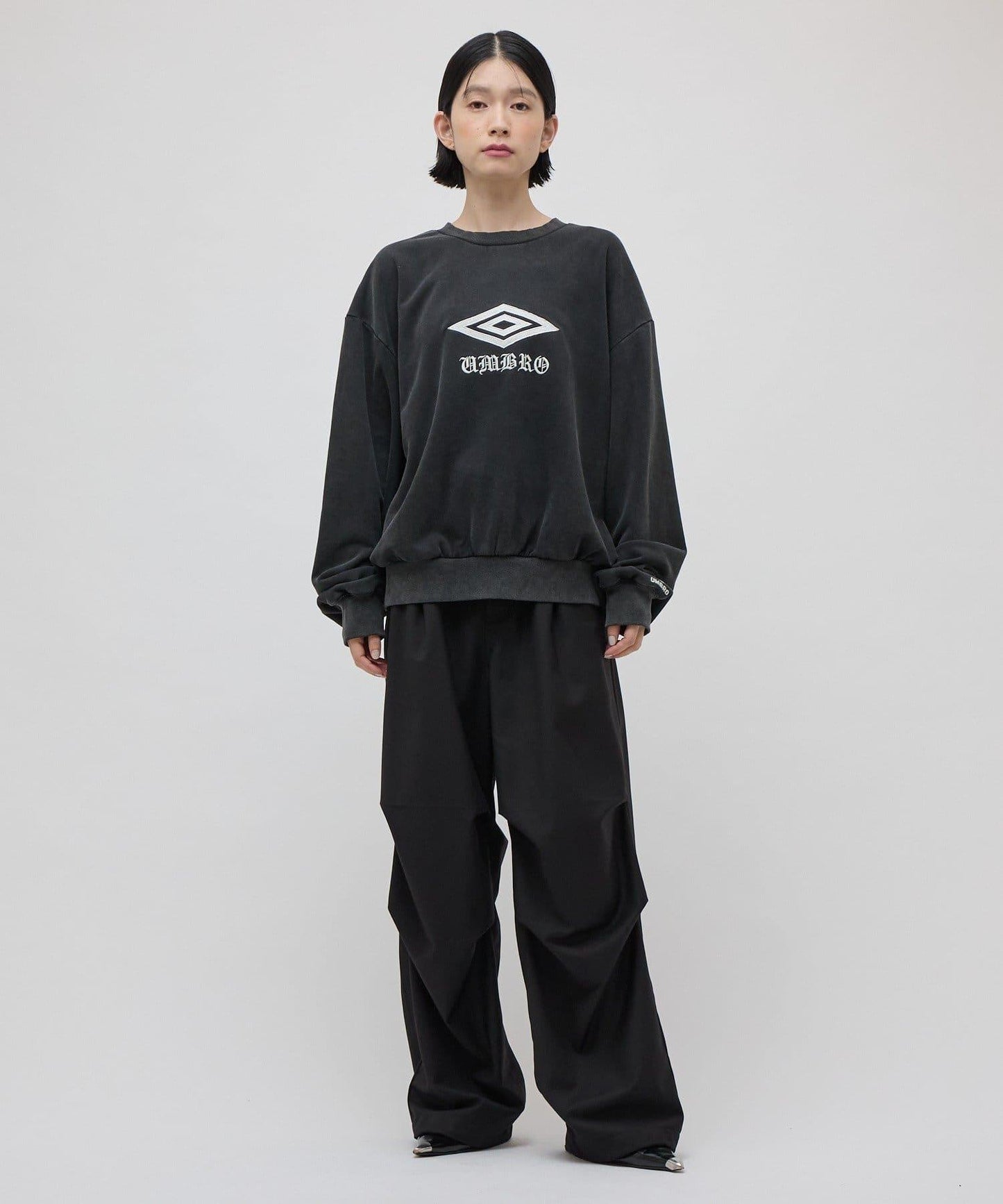 UMBRO for Lui's 水洗做舊寬鬆套頭衛衣